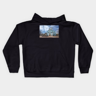 Smolny cathedral in Saint Petersburg, Russia Kids Hoodie